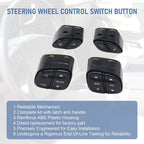 Set of 4 Steering Wheel Radio Volume Control Switches for GM Trucks