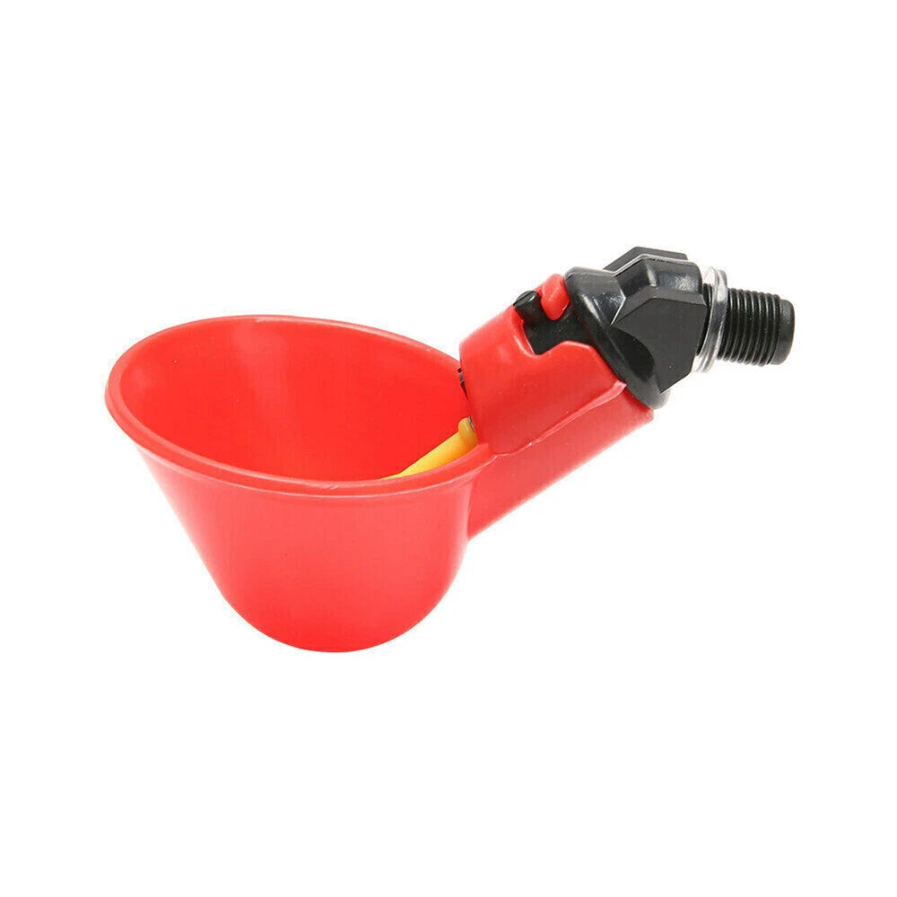 Set of 20 Automatic Chicken Drinker Cups for Poultry Watering