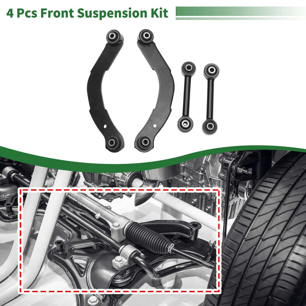 Set of 4 Rear Upper Control Arm Lateral Link for Jeep Compass (2007–2015) No.K641226