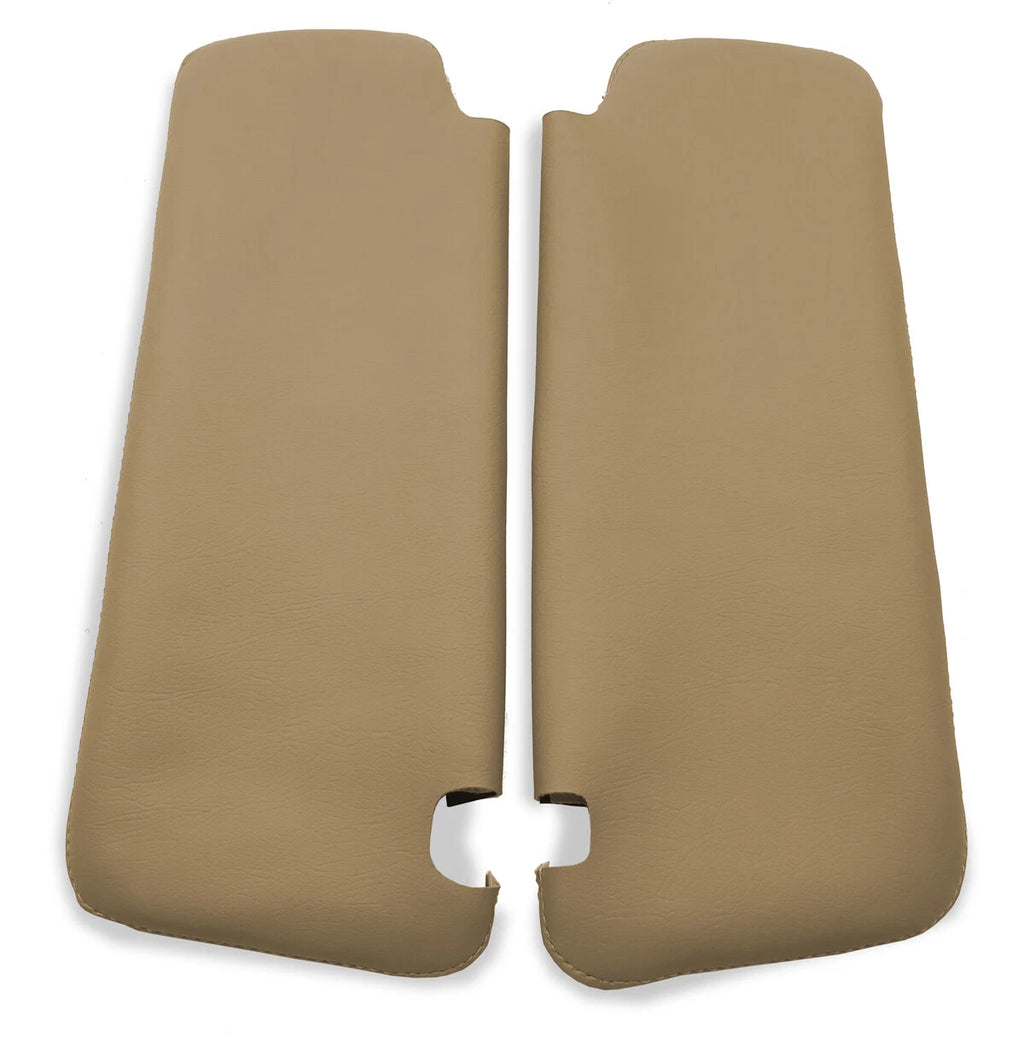 Sunvisors Cover Skin for Toyota Highlander (2004–2007) Beige Tan