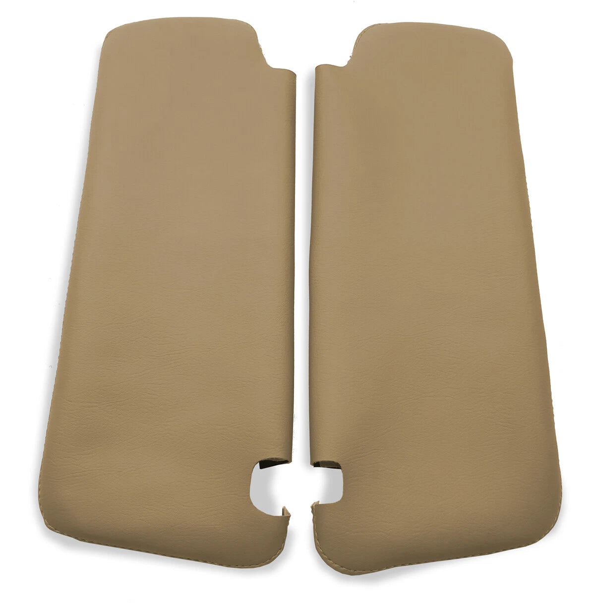 Sunvisors Cover Skin for Toyota Highlander (2004–2007) Beige Tan