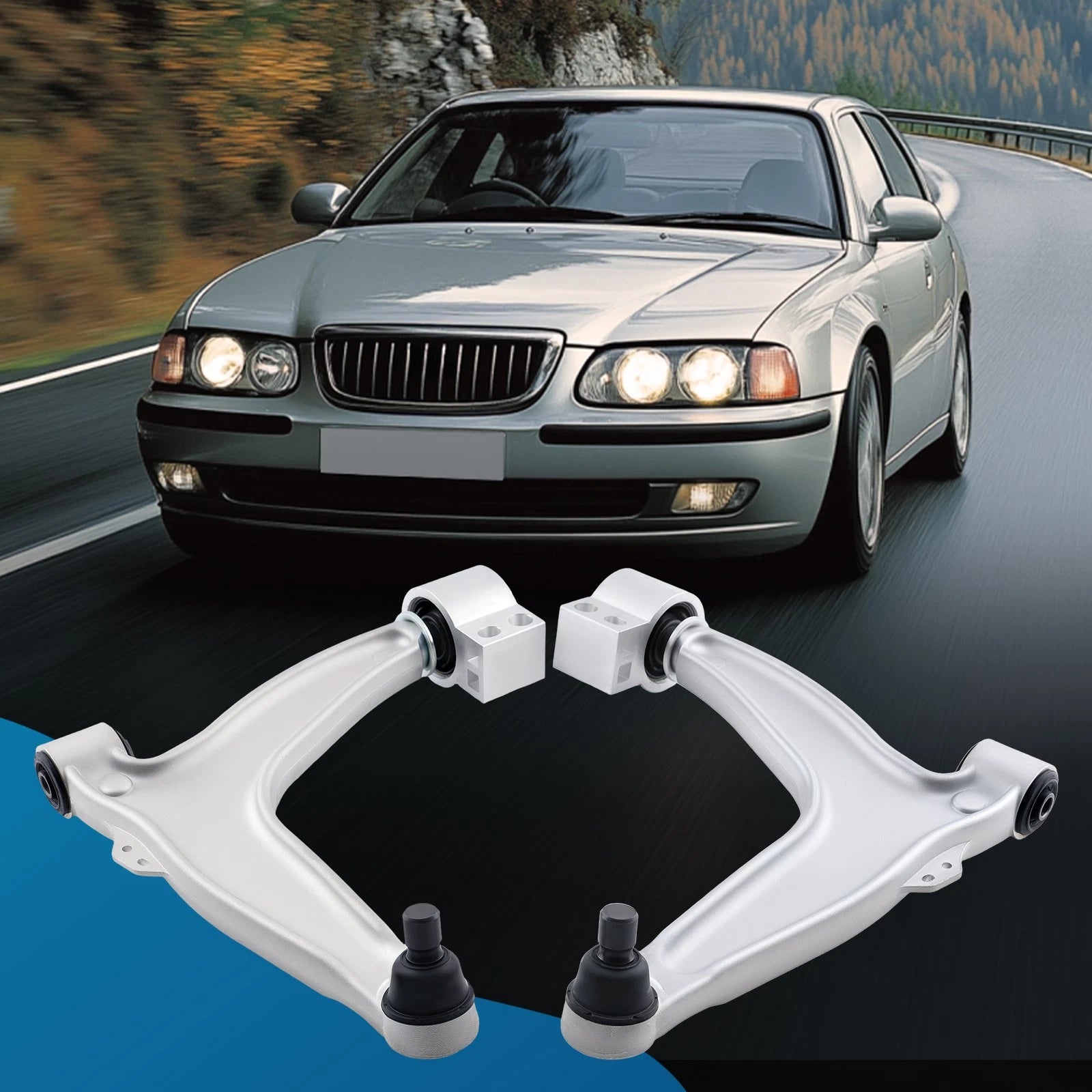 2X Front Lower Control Arms for Saab 9-3 (2003–2011)