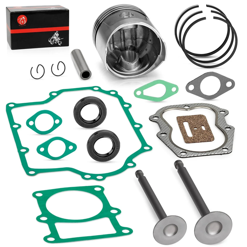 Engine Rebuild Kit Piston Rings & Valve for Club Car Gas Golf Cart (1986–1991)