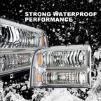Headlights for Ford F250 F350 F450 F550 Super Duty (2005–2007)