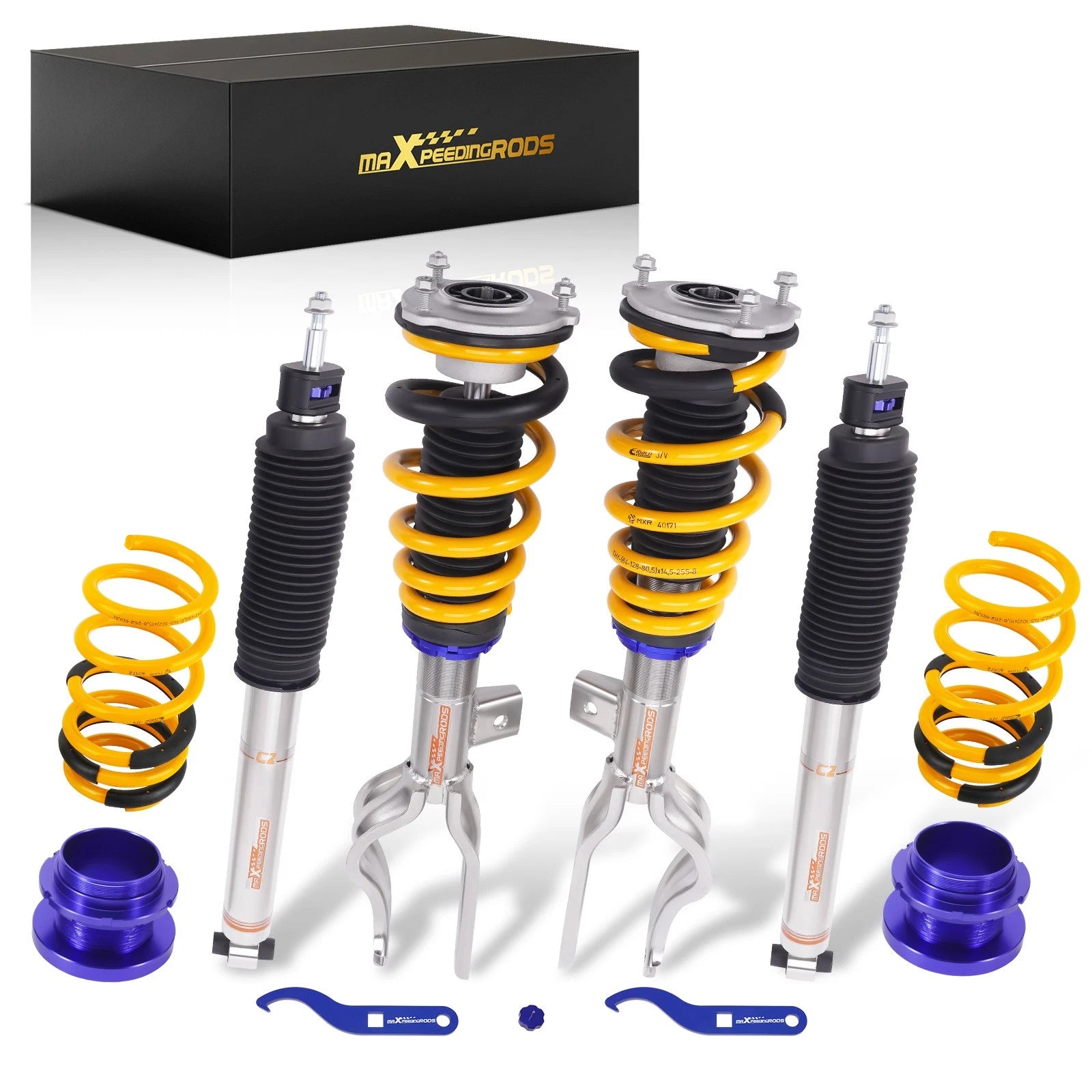 Adjustable Coilovers Kit with Eibach Springs for Tesla Model 3 (2017–2025)