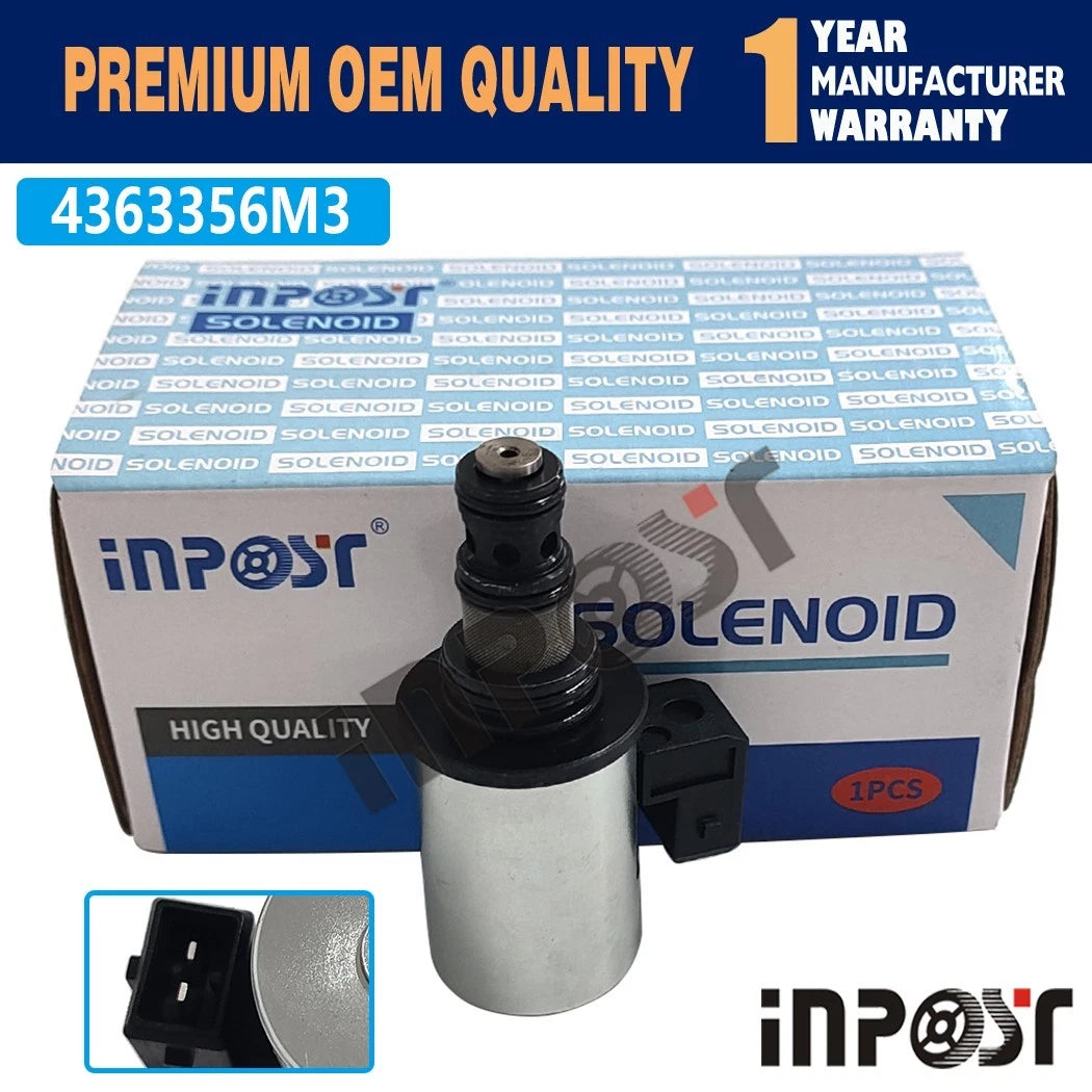 12V Solenoid Valve 4363356M3 for Massey Ferguson 5400-6445