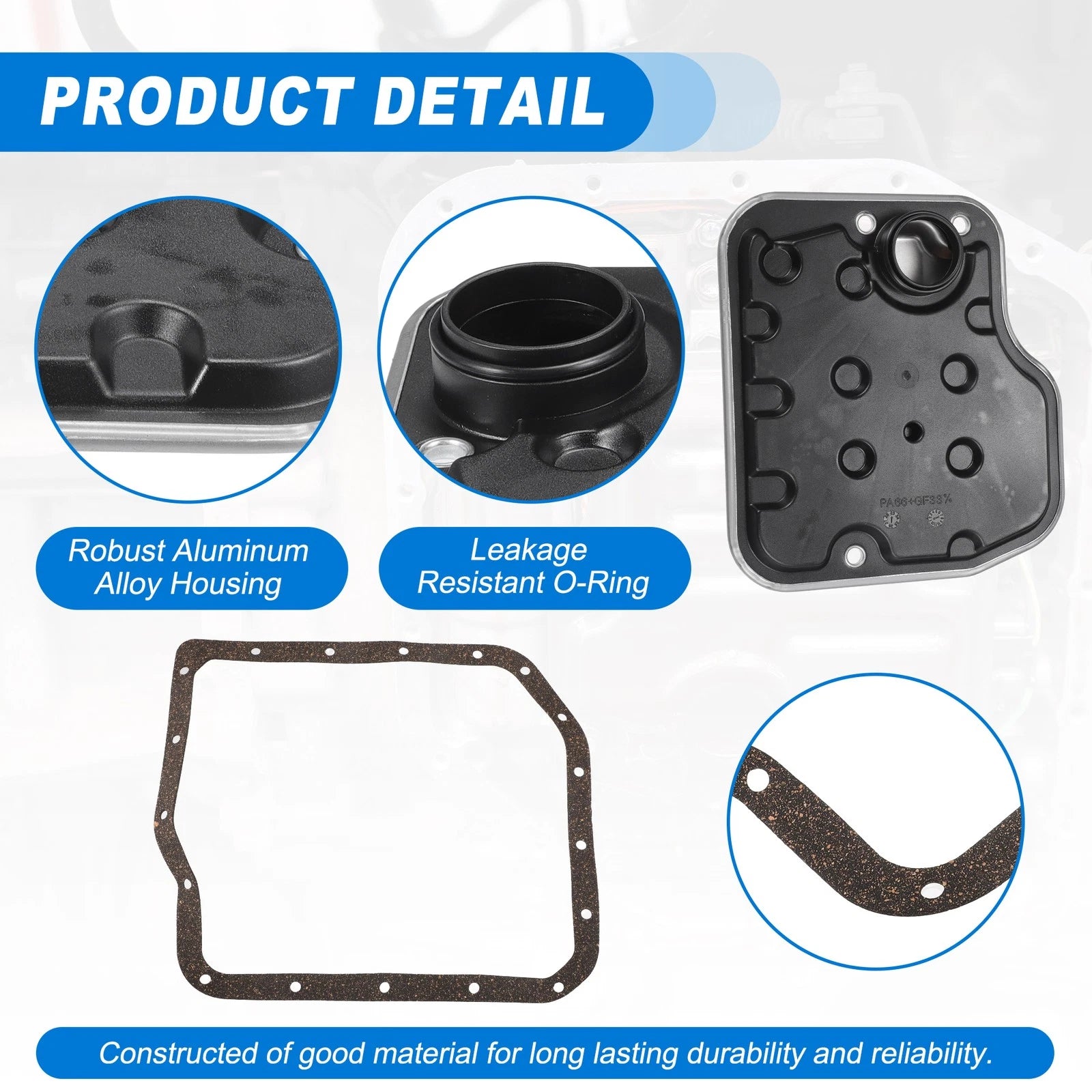 Transmission Filter Oil Pan Gasket Kit for Toyota Camry (No. 3533008010)