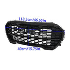Center Grille for GMC Terrain Denali (2022–2023) Gloss Black with Camera Holes