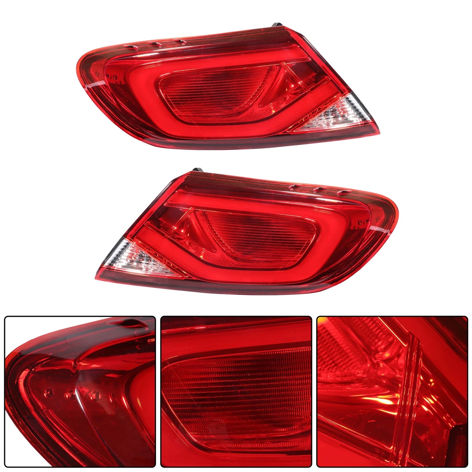 Set of 2 LED Tail Lights for Chrysler 200 (2015â2017)
