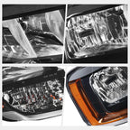 Right Side Headlight Lamp for Ford Expedition (2015–2017) Black Housing