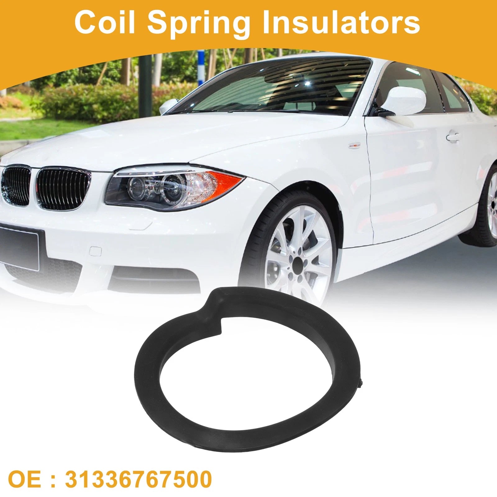 Upper Coil Spring Insulator No. 31336767500 for BMW 135i (2008–2013) Rubber