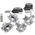Set of 12 Ceramic Brake Pads & Calipers for Dodge Journey (2009–2012)