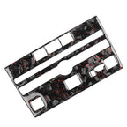Forged Red CD Panel Frame Cover Trim for Infiniti Q50 Q60 (2014-2019)