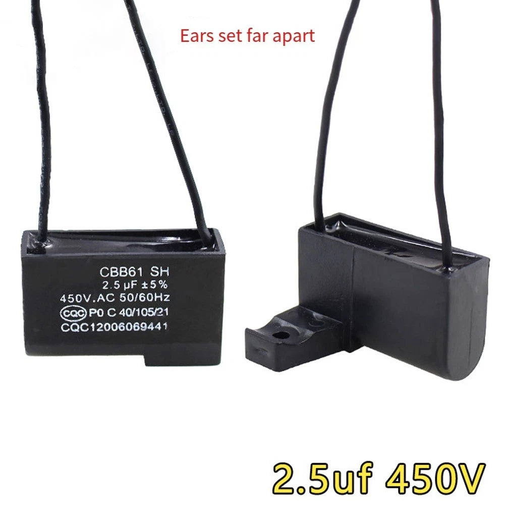 CBB61 Starting Capacitor 2.5 uF 450V for Ceiling and Table Fans (Household)