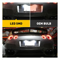 LED License Plate Light for Infiniti G25 G35 G37 Q60 (2003–2013) 6000K 18SMD