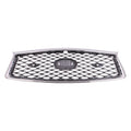 Replacement Chrome ABS Plastic Front Grille w/Park Assist Sensor Holes