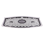 Replacement Chrome ABS Plastic Front Grille w/Park Assist Sensor Holes