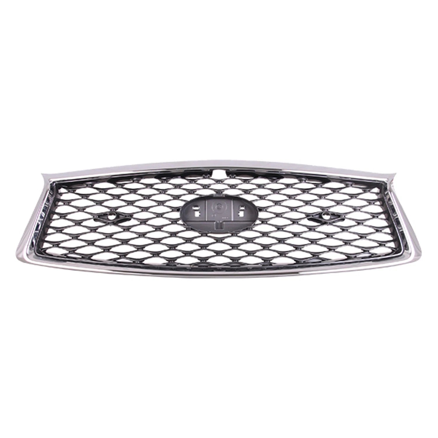 Replacement Chrome ABS Plastic Front Grille w/Park Assist Sensor Holes