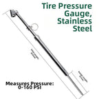 Heavy Duty Tire Pressure Gauge 160 PSI for Universal Use (2010–2023)