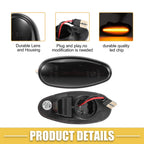 2X Front LED Side Marker Light MR522027 for Mitsubishi 