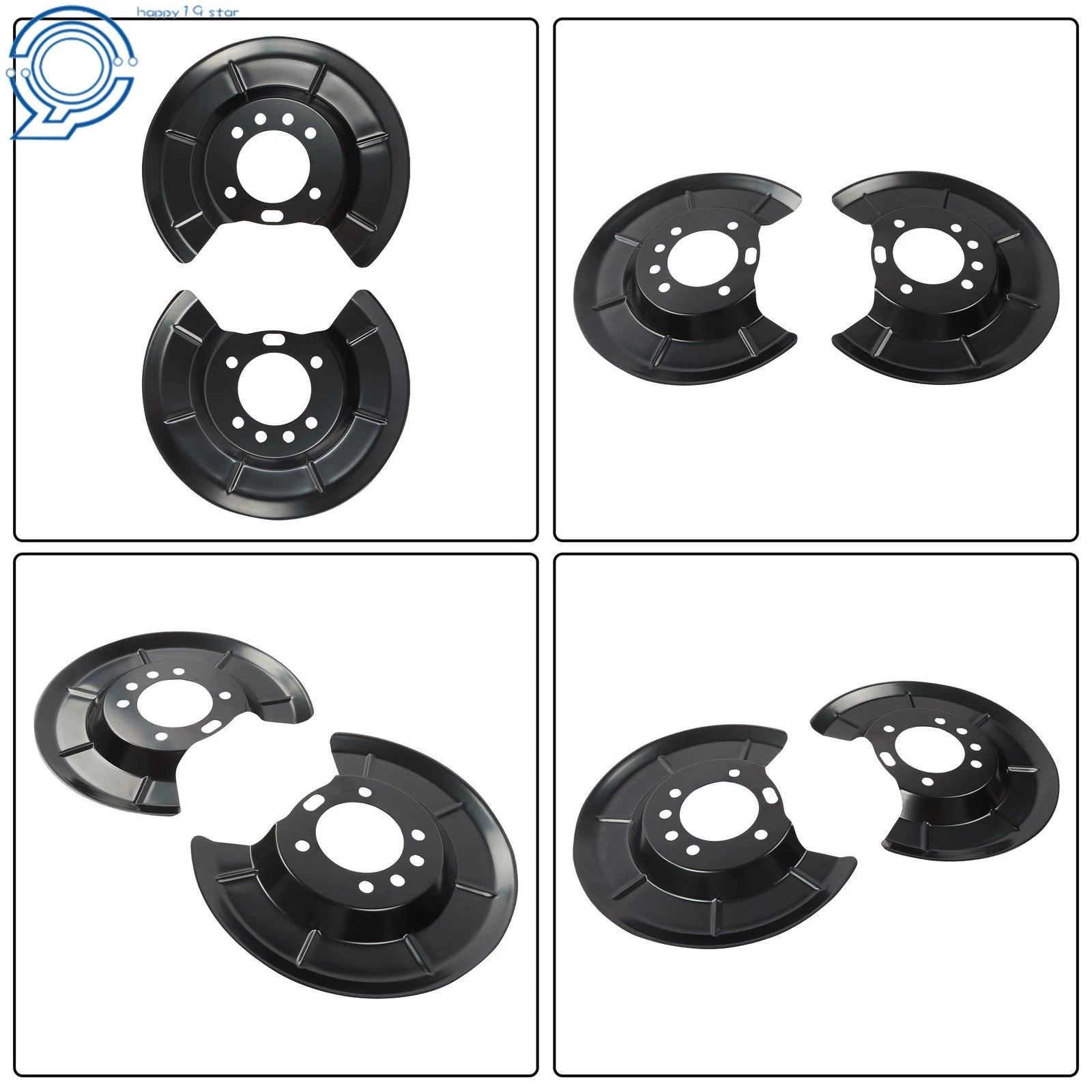 Pair Brake Backing Plate Splash Shield CV6Z-2C028-B for Ford Focus Escape (2013–2018)