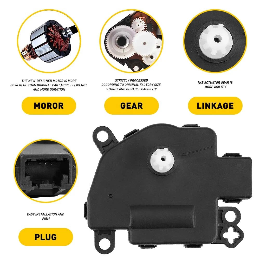 2 AC Heater Blend Door Actuators for Ford F-150 (2010–2014)