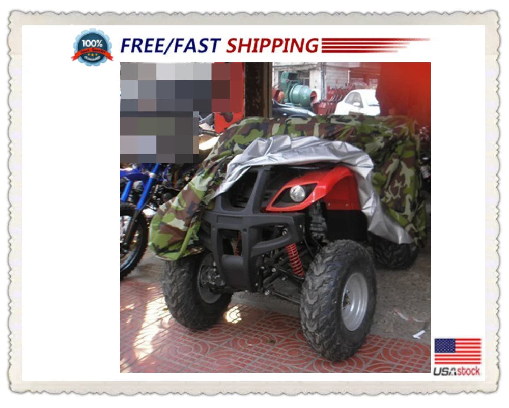 ATV Cover Waterproof UV Rain Dust Protection for Suzuki KingQuad 400 (2003–2023)