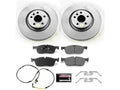 Front Brake Pad and Rotor Kit for Jaguar E-Pace (2018–2019) YV781QT