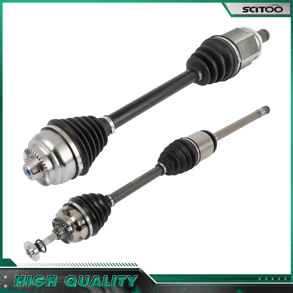 Set of 2 CV Axle Assembly for BMW X3 X4 (2011–2018) 2.0L 3.0L