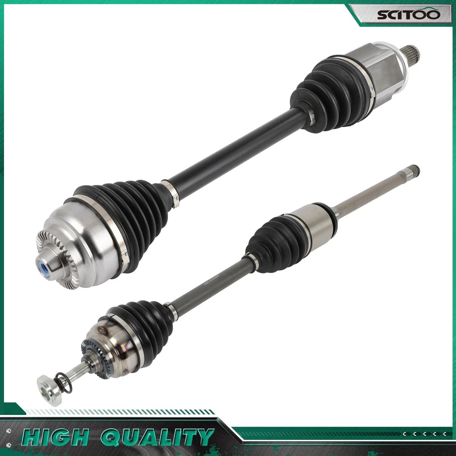 Set of 2 CV Axle Assembly for BMW X3 X4 (2011–2018) 2.0L 3.0L