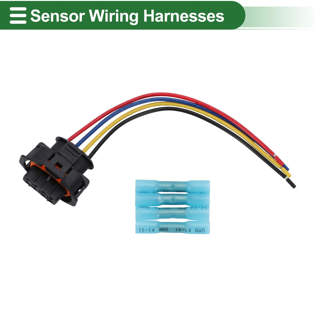 Set of 4 Pin Sensor Wiring Harnesses for Volvo V70 (2005–2007) No. 89046835