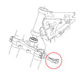 Front Brake Line Cable Clamp for Yamaha YZ 80 85 125 250 250F 450F WR250F WR450F (1980–2023)