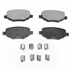 Set of 4 Rear Ceramic Brake Pads for Ford Explorer (2011–2019)