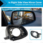 Right Side View Mirror Cover for BMW X3 F25 F15 X6 F16 X4 F26 X5 (2014–2019)