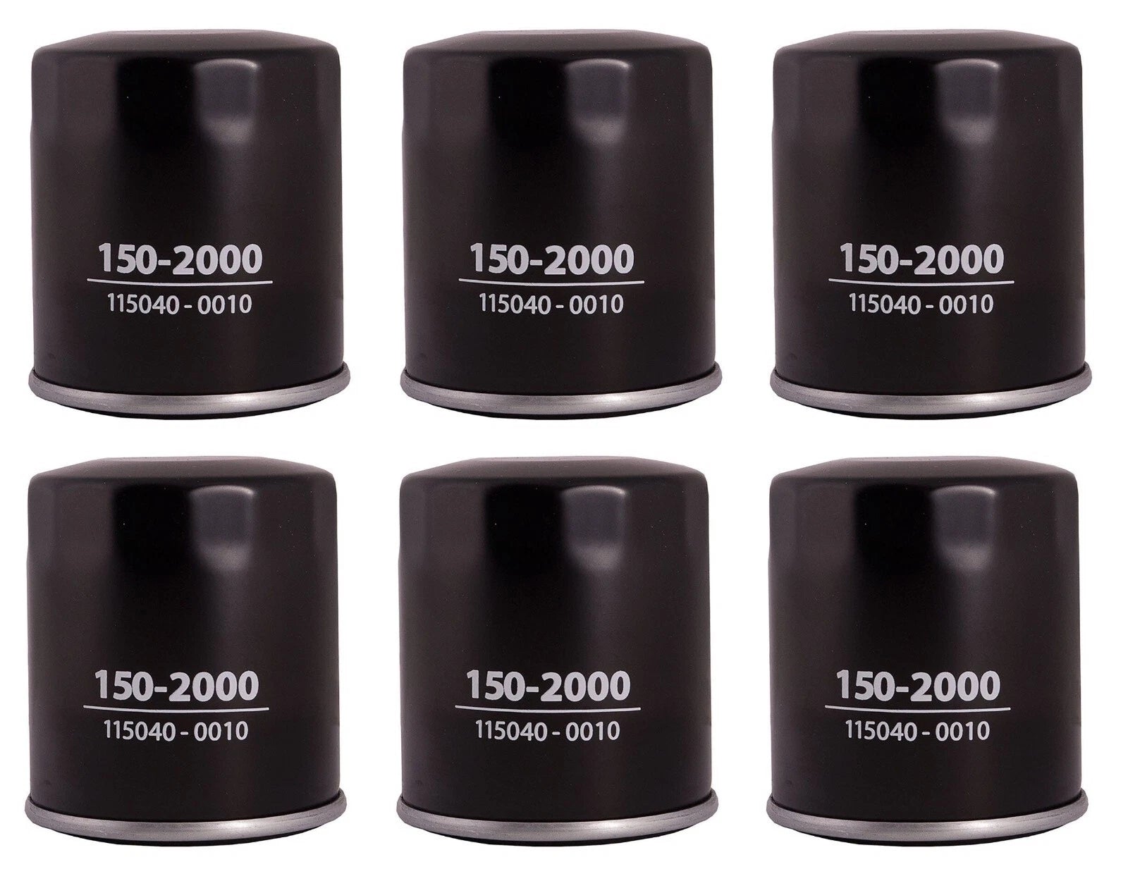 Set of 6 Engine Oil Filters for Chevy, Daihatsu, Geo, Pontiac, Scion, Toyota L4