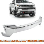 Chrome Steel Front Bumper Face Bar for Chevy Silverado 1500 (2019–2022)