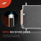 A/C Condenser & Dual Cooling Fan Kit for Nissan 350Z (2003–2007)