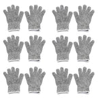 6 Pair Cut Resistant Gloves for Kids (8-12 Years) Level 5 Protection