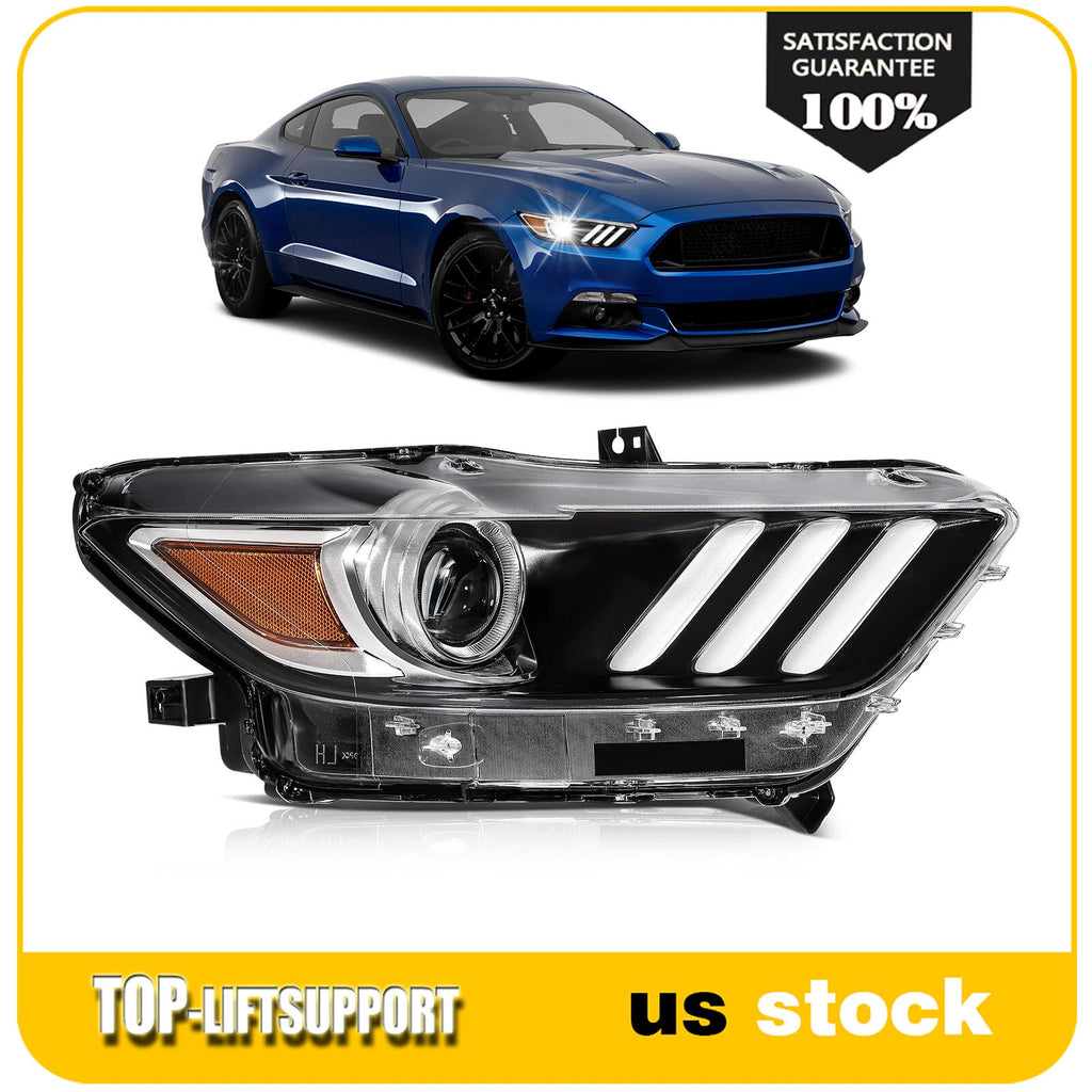 LED DRL Headlight Right Side for Ford Mustang (2015–2017)