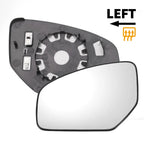 Left Side Heated White Mirror Glass for Honda Civic (2012–2017)