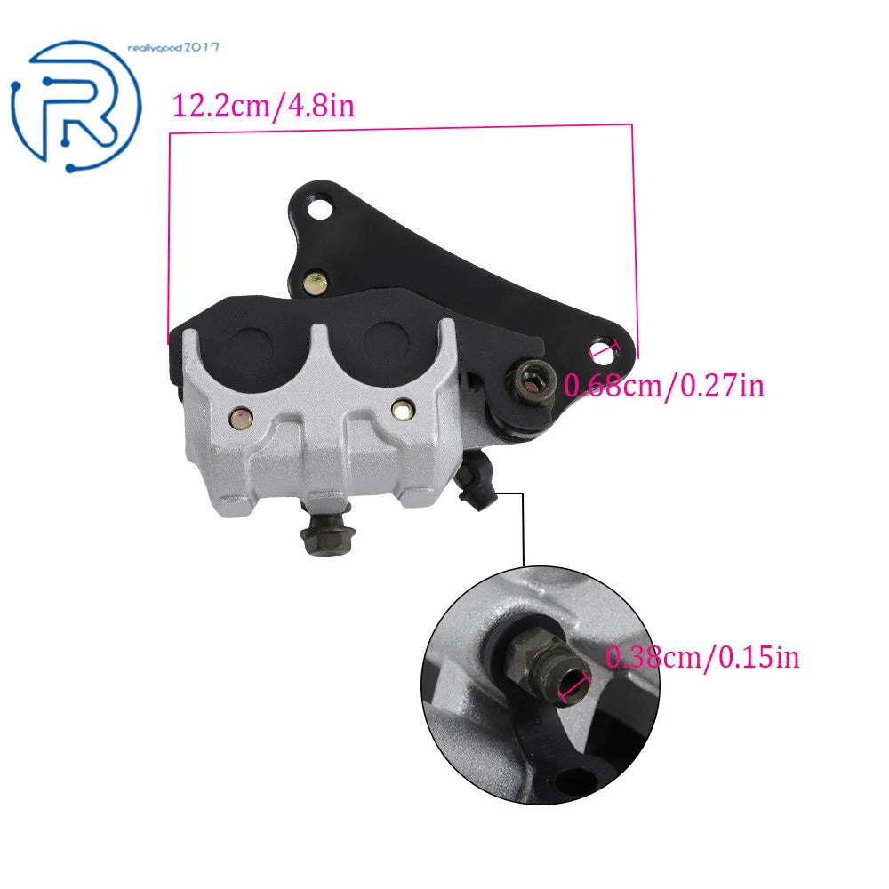 Front Brake Caliper w/Pads for Honda Rebel 250 CMX250C (1985–1987) 45200-KR3-006