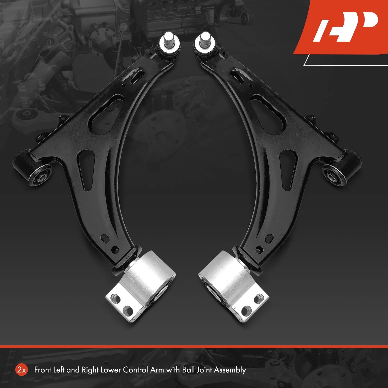 2X Front Lower Control Arm & Ball Joint for Chevrolet Impala (2014-2020)