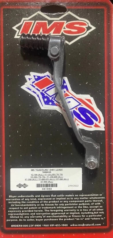 IMS Flightline Shifter Lever for Yamaha YZ/IT/XT/TT (100-600)