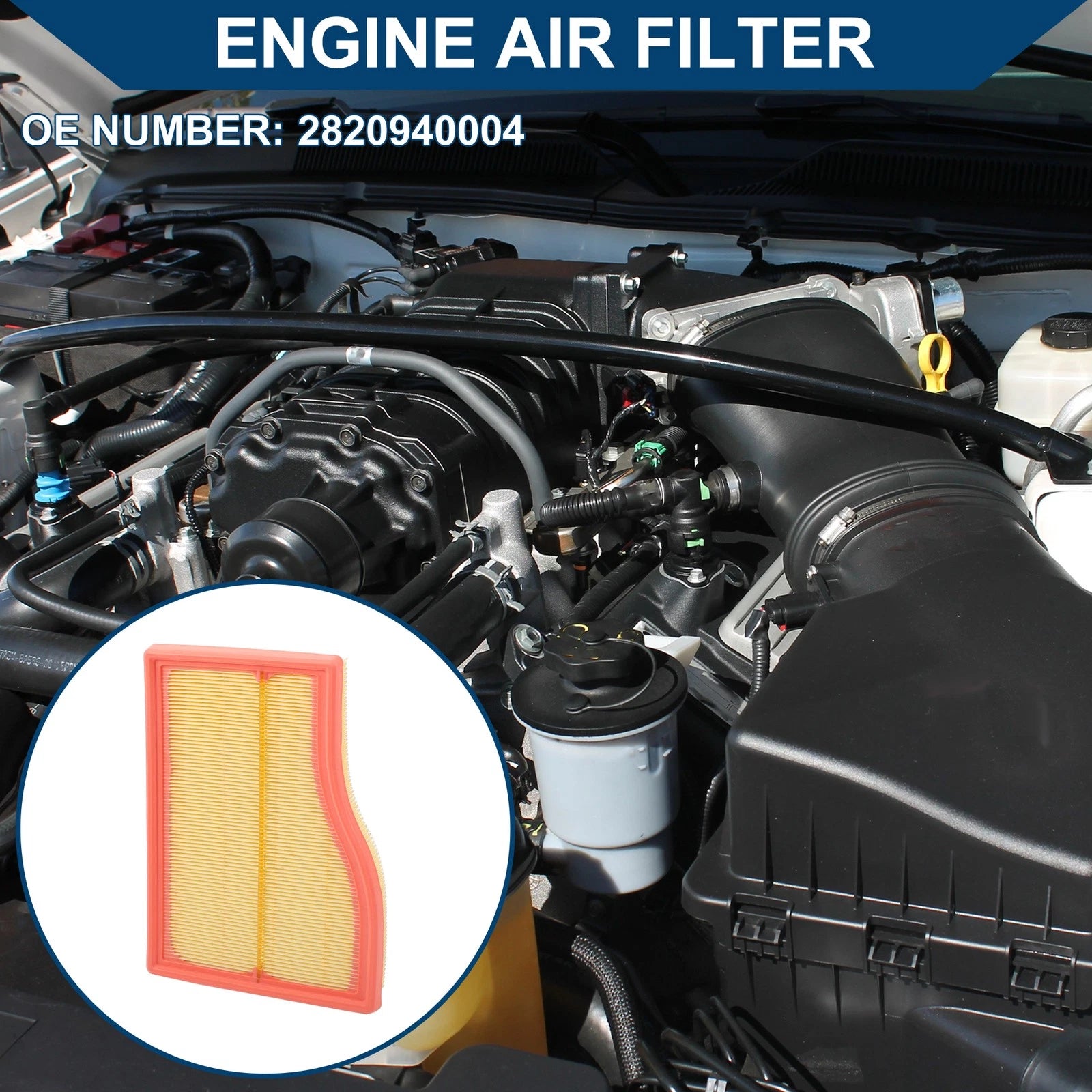 Car Engine Air Filter No. 2820940004 for Mercedes-Benz A177 A200 (2018)