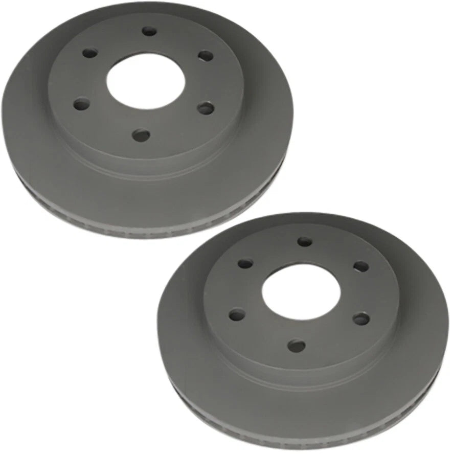 Set of 2 Front Disc Brake Rotors for Chevy GMC 7300 LBS GVWR (C6A)