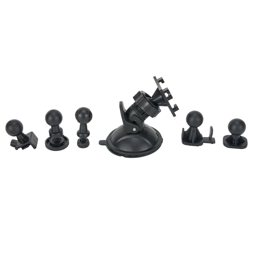 Suction Cup Mount for Dash Cam Holder with 6 Adapters for Vehicle