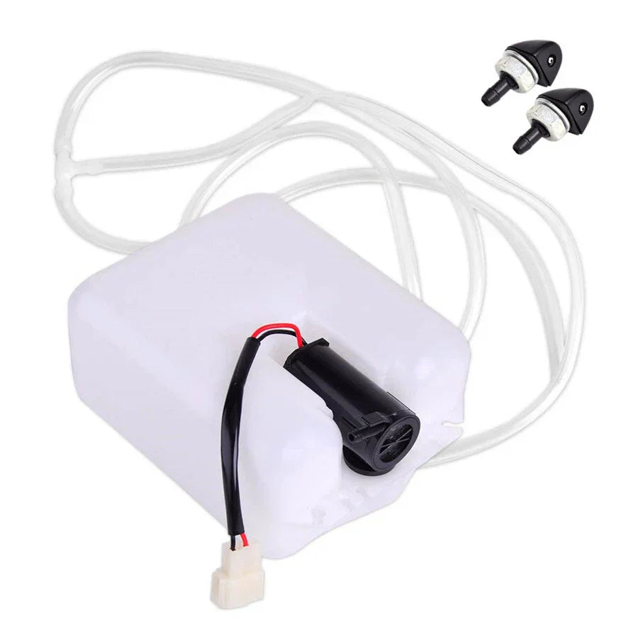 Car Windshield Washer Pump Bottle Tank Kit