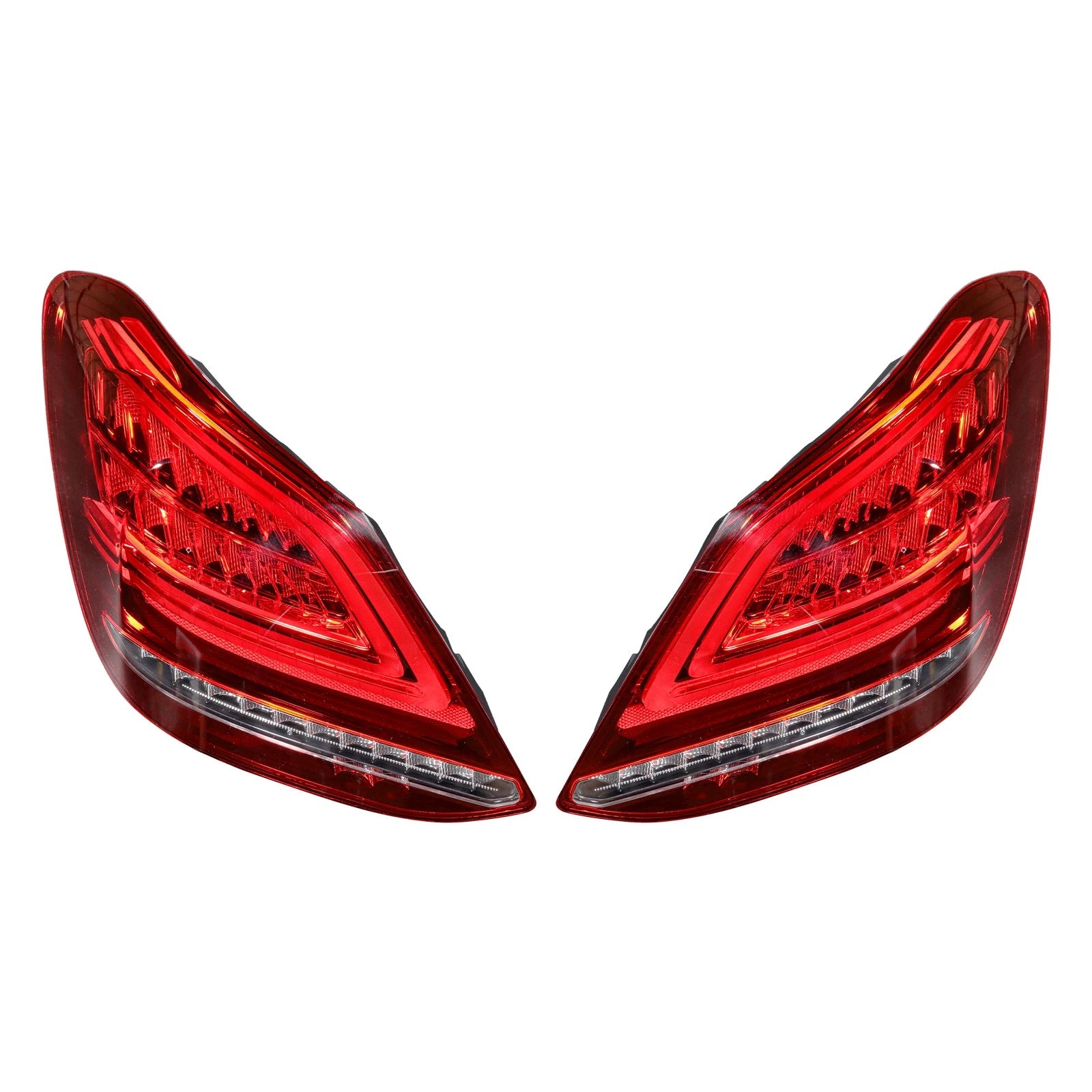 Set of 2 LED Tail Lights for Mercedes Benz W205 C-Class (2019–2021)