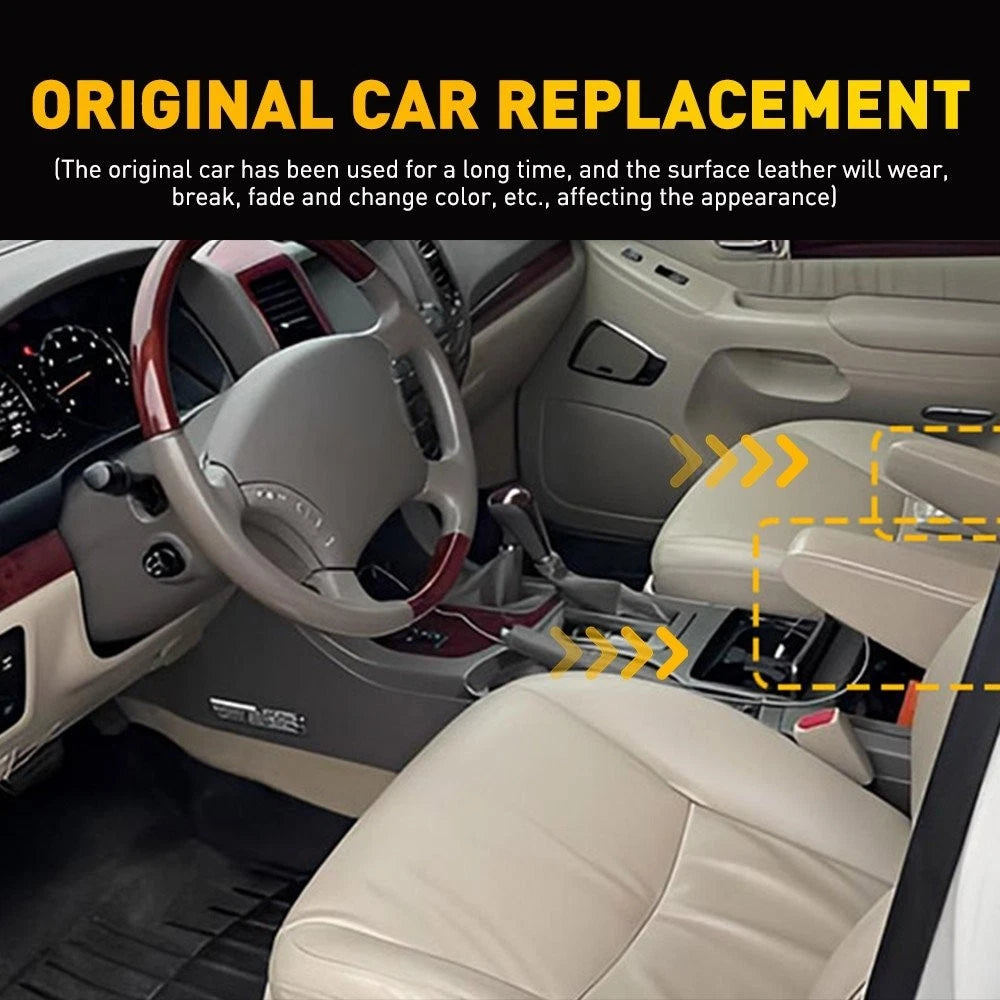 2X Front Leather Seat Armrest Covers for Lexus GX470 (2003-2009)