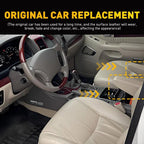2X Front Leather Seat Armrest Covers for Lexus GX470 (2003-2009)